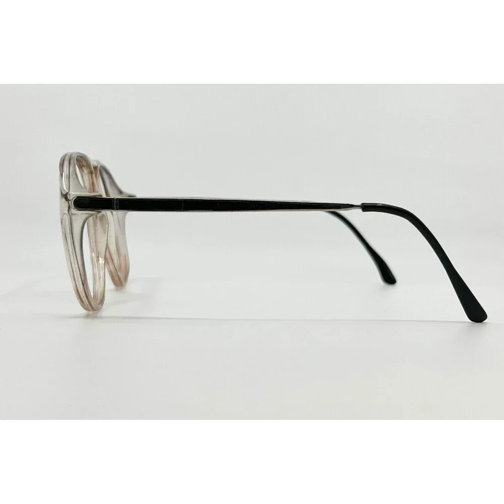 Fratelli Lozza Eyeglasses Mens Gray Marty Aviator Double Bridge Italy Large